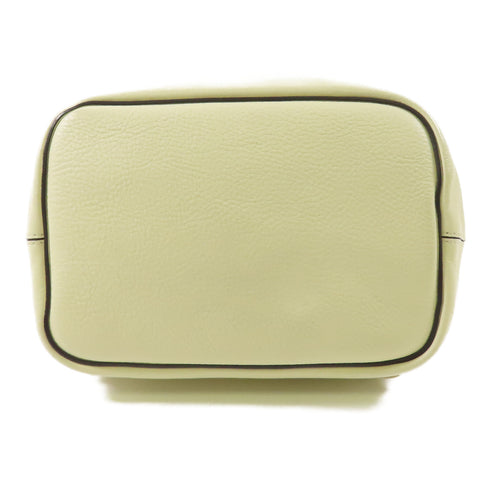 CHLOE GHW Rucksack Calfskin Leather/Suede White