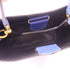 PRADA GHW Panier Saffiano 2 Way Shoulder Handbag 1BA212 Calfskin Leather Blue