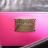 BVLGARI GHW Clutch Bag Pouch Calfskin Leather Pink