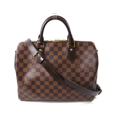 LOUIS VUITTON LV GHW Speedy Bandouliere 30 2Way Shoulder Bag Damier N40590 Brown