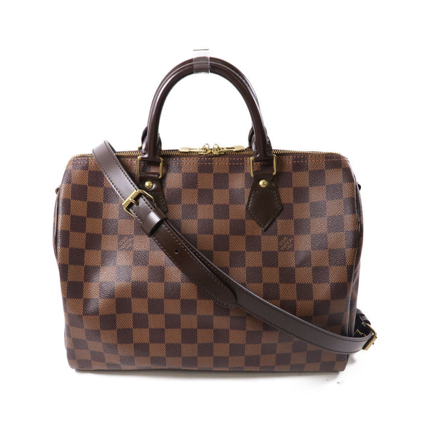 LOUIS VUITTON LV GHW Speedy Bandouliere 30 2Way Shoulder Bag Damier N40590 Brown