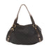 GUCCI GG GHW Shoulder Bag Canvas 13073649 Black