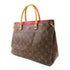 LOUIS VUITTON LV GHW Pallas MM 2 Way Shoulder Handbag M41175 Monogram Brown/Red