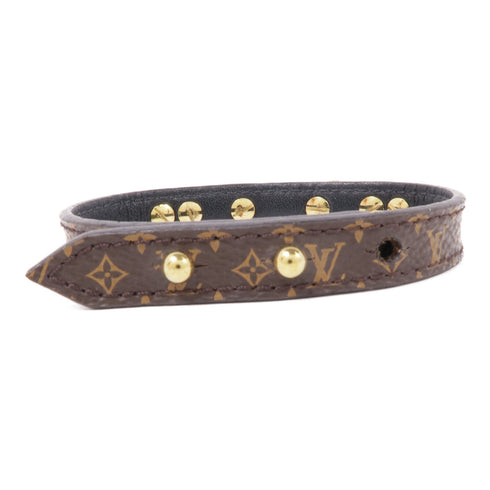 LOUIS VUITTON LV GHW Twist The Chain Bracelet M6529E Monogram