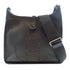 HERMES PHW Evelyne GM Shoulder Bag 056275CK Clemence Leather Black