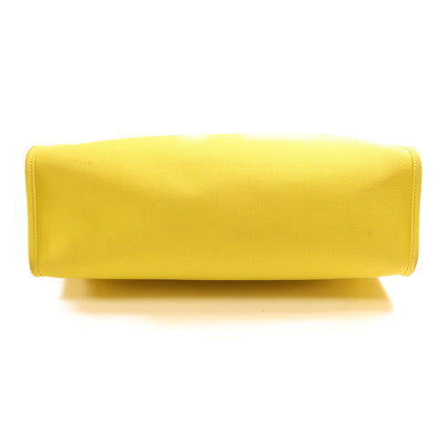 HERMES PHW Herbag PM 2Way Shoulder Handbag Canvas Leather Yellow/Red