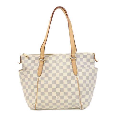 LOUIS VUITTON LV GHW Totally PM Shoulder Bag N51261 Damier Azur White