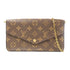 LOUIS VUITTON LV GHW Pochette Felicie Chain Shoulder Bag M61276 Monogram Brown v2