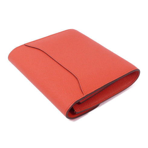 HERMES PHW Constance Wallet Veau Epsom Leather Rouge Tomate