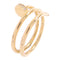CARTIER Juste Un Clou Diamond Ring Cartier#59 US#8.5 Ring CUH920 18K Yellow Gold