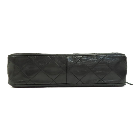 CHANEL Quilted CC GHW Chain Shoulder Bag Lambskin Leather Black v4
