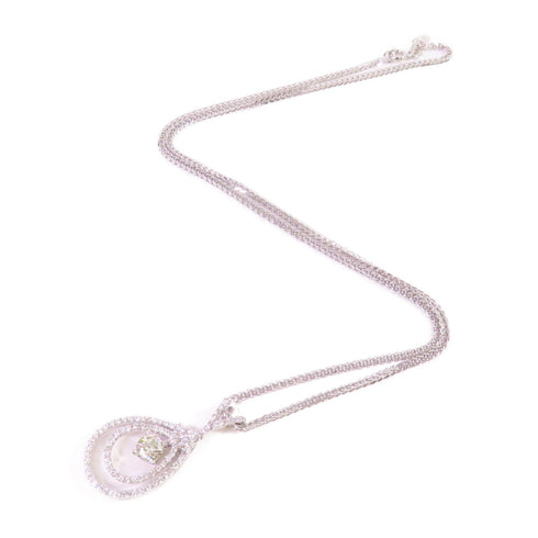 FINE JEWELRY Diamond Necklace 18K White Gold v2