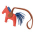 HERMES Rodeo PM Charm Vaux Swift Leather Red/Blue/Brown