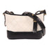CHANEL CC Gabrielle Small Chain Shoulder Bag Calfskin Leather White/Black