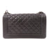 CHANEL CC Boy Chanel 25 Chain Shoulder Bag Calfskin Leather Black