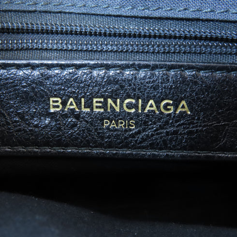 BALENCIAGA GHW Crossbody Hip Small Bag Shoulder Bag 519844 Calfskin Black
