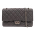 CHANEL Quilted CC SHW 2.55 Chain Shoulder Bag Calfskin Leather Black