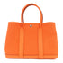HERMES PHW Garden Party TPM Handbag/Tote Bag Canvas Orange