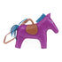 HERMES Rodeo GM Charm Veau Swift Leather Anemone Purple Brown Blue