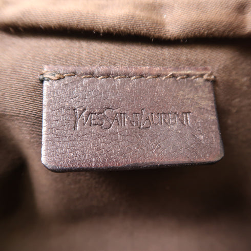 SAINT LAURENT YSL GHW Clutch Bag Pouch Patent Leather