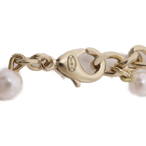 CHANEL CC Necklace Metal PVC