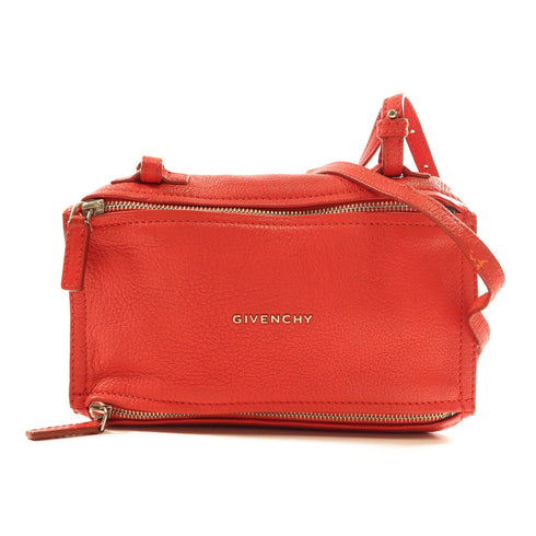 GIVENCHY SHW Pandora small Shoulder Bag Leather Red