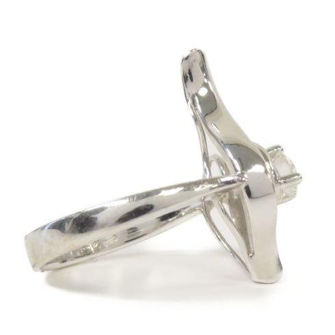 Fine Jewelry 0.34ct Diamond Ring US#5.75 18K White Gold