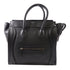 CELINE SHW Mini Luggage Tote Shoulder Bag ATY112 Calfskin Leather Black
