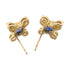 FINE JEWELRY 0.91ct Sapphire 0.72ct Diamond Earrings 18K Yellow Gold