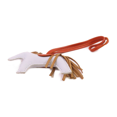 HERMES Rodeo PM Charm Swift Leather T0 Blue Brume Light Blue