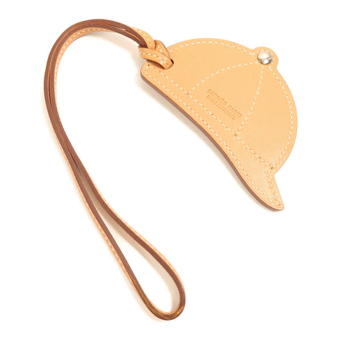 HERMES Cap Charm Veau Swift Leather Purple Yellow Brown