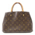 LOUIS VUITTON LV GHW Montaigne 2 Way Bag M41055 Monogram Brown