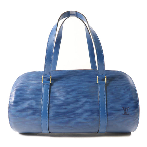LOUIS VUITTON LV Soufflot Handbag M52225 Epi Blue