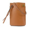 LOEWE GHW Dice Pocket Shoulder Bag C630R12X01 Calfskin Leather Brown