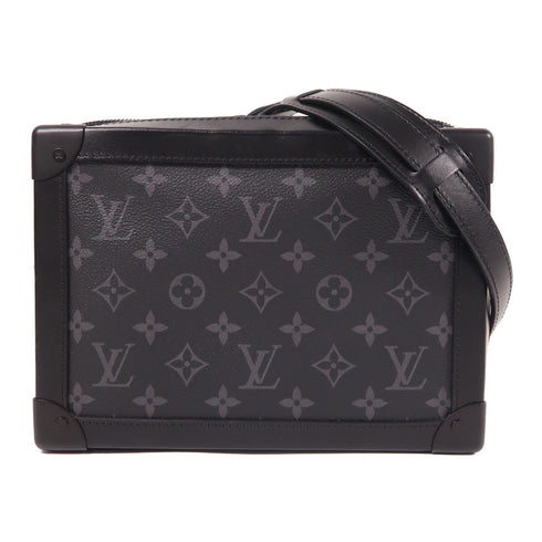 LOUIS VUITTON LV Soft Trunk Shoulder Bag M44730 Monogram Eclipse Black