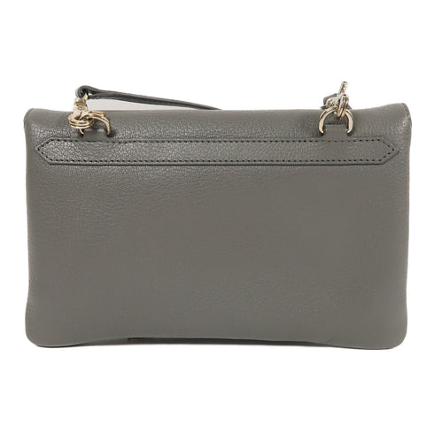 BALENCIAGA SHW Shoulder Bag 451483 Calfskin Leather Grey