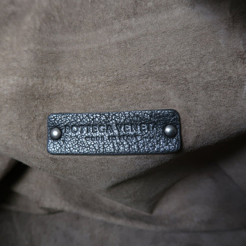 BOTTEGA VENETA BV Hand Bag Calfskin Leather Grey