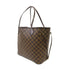 LOUIS VUITTON LV GHW Neverfull MM Tote Shoulder Bag N51105 Damier Ebene Brown v1
