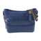 CHANEL Quilted CC GHW Gabrielle MM Shoulder Bag Lambskin Leather A93824 Blue