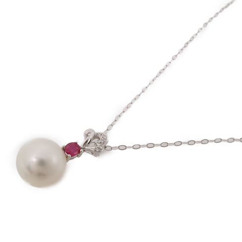 JEWELRY Peal Necklace Accessories 18K White Gold