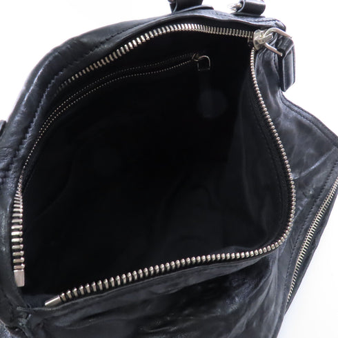 GIVENCHY SHW Pandora 2 Way Shoulder Bag Calfskin Leather Black