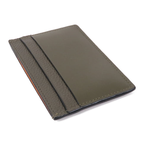 LOEWE Card Holder Case Calfskin Leather