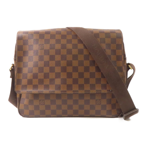 LOUIS VUITTON LV GHW Shelton MM Shoulder Bag N41149 Damier Ebene Brown
