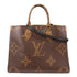 LOUIS VUITTON LV GHW On The Go MM 2 Way Shoulder Bag M45321 Monogram Giant Brown