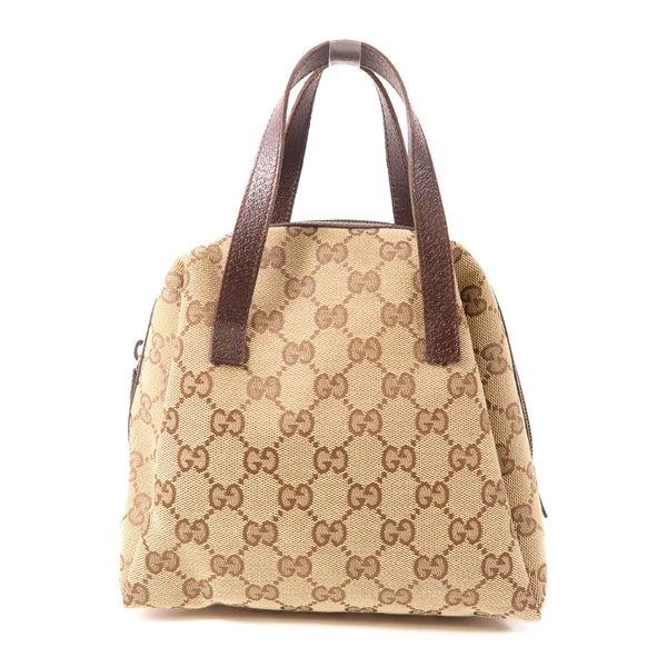 GUCCI Handbag 124542 GG canvas Brown