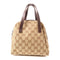 GUCCI Handbag 124542 GG canvas Brown