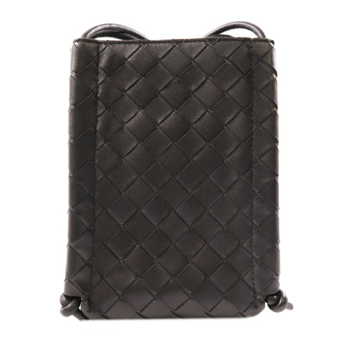 BOTTEGA VENETA BV Shoulder Bag Calfskin Leather Black