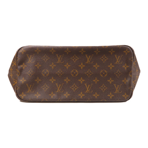 LOUIS VUITTON LV GHW Neverfull MM Shoulder Tote Bag M40156 Monogram Brown v1