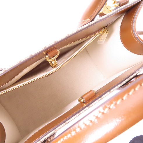 GUCCI GG GHW GG SUPREME Shoulder Bag 2 Way Bag 659983 Coated Canvas Brown