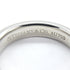 TIFFANY&CO 1837 Narrow 2P Diamond Ring 18K White Gold US#4.75